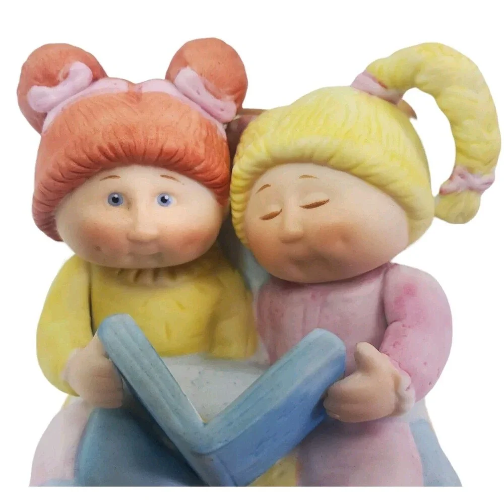 Cabbage Patch Kids Bedtime Story Porcelain Figurine Xavier Roberts Vintage 1984